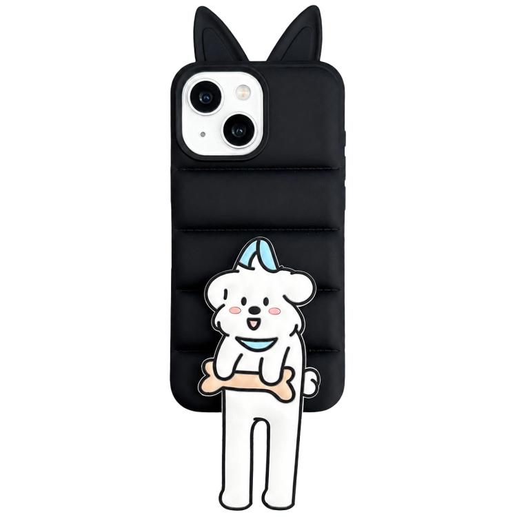 Custodia TPU e silicone con orecchie gatto per iPhone 15