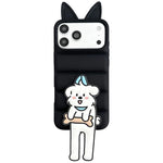 Custodia TPU silicone con orecchie gatto per iPhone 17 Pro Max
