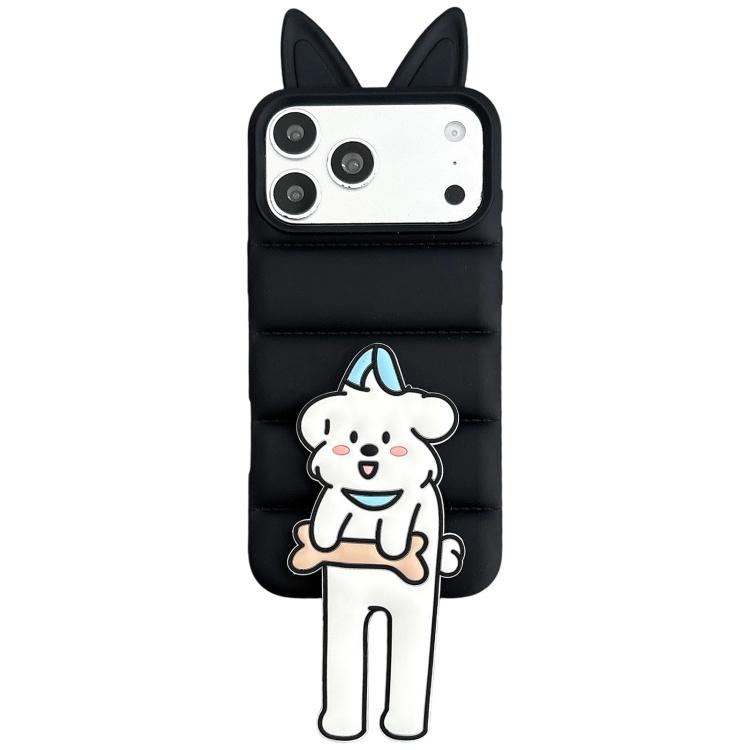 Custodia TPU silicone con orecchie gatto per iPhone 17 Pro Max