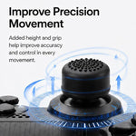 Cappucci antiscivolo in silicone per joystick 8 pezzi