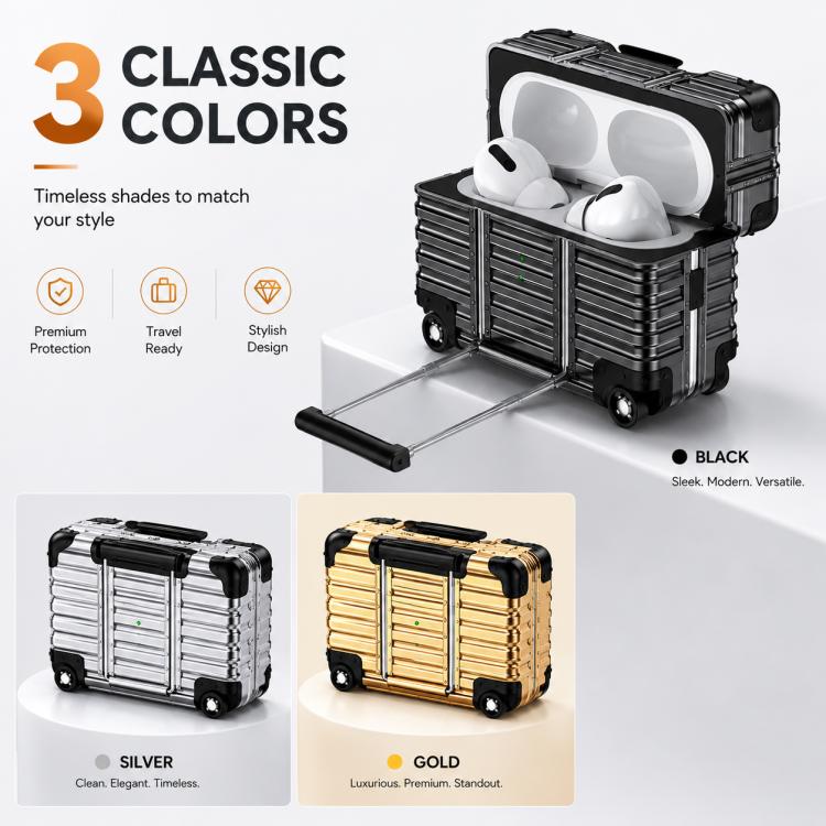 Custodia auricolari XDcase per AirPods Pro 3 con supporto