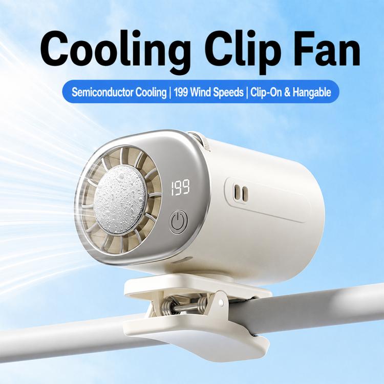 Ventilatore portatile Y32 con raffreddamento a semiconduttore e clip - immagine 5