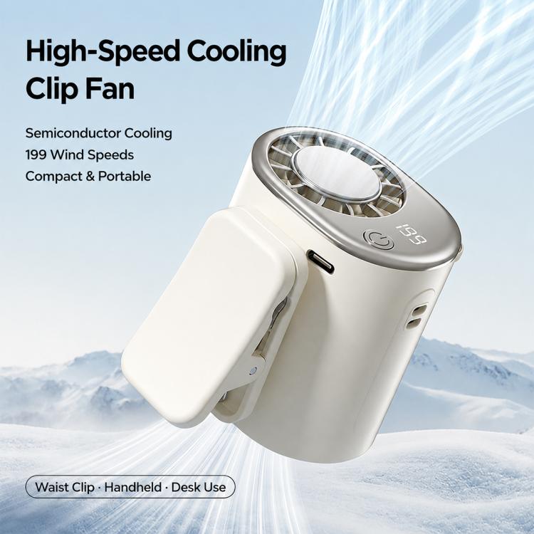 Ventilatore portatile Y32 con raffreddamento a semiconduttore e clip - immagine 8