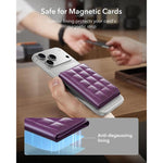 Supporto magnetico quadrato con slot RFID per cellulare