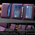 Supporto magnetico quadrato con slot RFID per cellulare