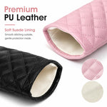 Set di 2 custodie impermeabili in pelle PU per occhiali