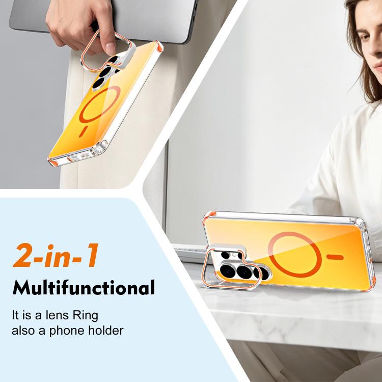 Custodia magnetica con supporto e lente camaleontica per Galaxy S26 Ultra e A57