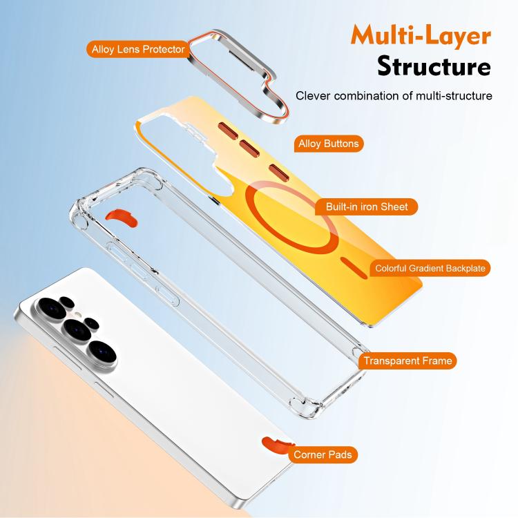 Custodia magnetica con supporto e lente camaleontica per Galaxy S26 Ultra e A57