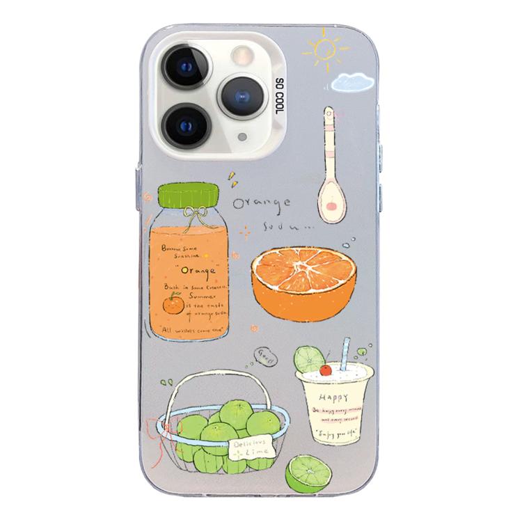Custodia ibrida PC TPU con motivo per iPhone 12 Pro Max