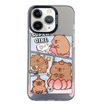 Custodia ibrida PC TPU con motivo per iPhone 12 Pro Max