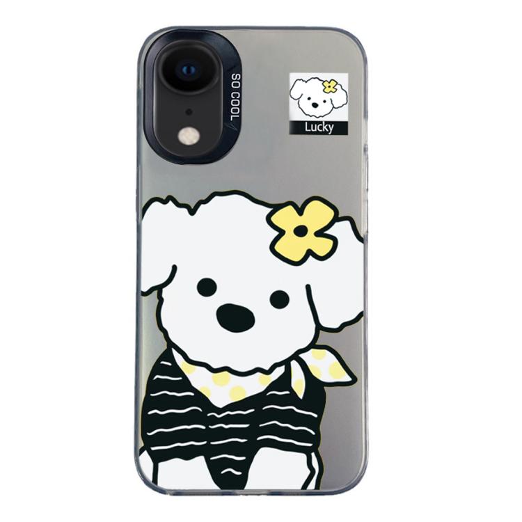Custodia ibrida in PC e TPU con motivo per iPhone X XS