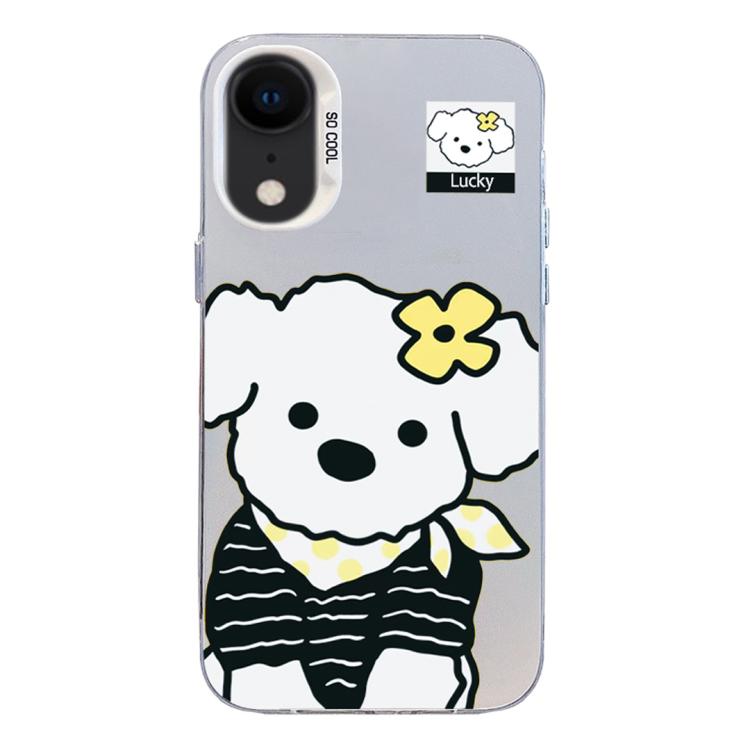 Custodia ibrida in PC e TPU con motivo per iPhone X XS