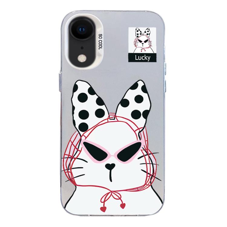 Custodia ibrida in PC e TPU con motivo per iPhone X XS