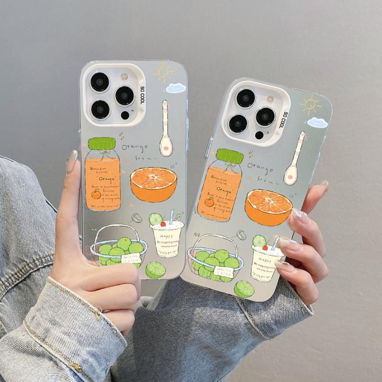 Custodia ibrida in PC e TPU con motivo per iPhone X XS