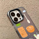 Custodia ibrida in PC e TPU con motivo per iPhone 15