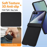 Custodia in similpelle PU con pellicola per Galaxy Z Flip7 5G