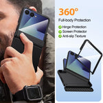 Custodia in similpelle PU con pellicola per Galaxy Z Flip7 5G