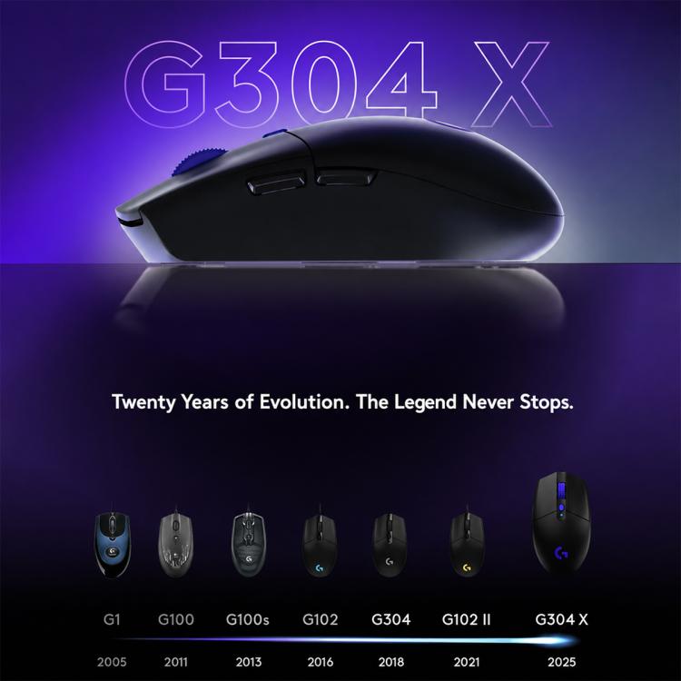Mouse da gioco wireless Logitech G304 X LIGHTSPEED