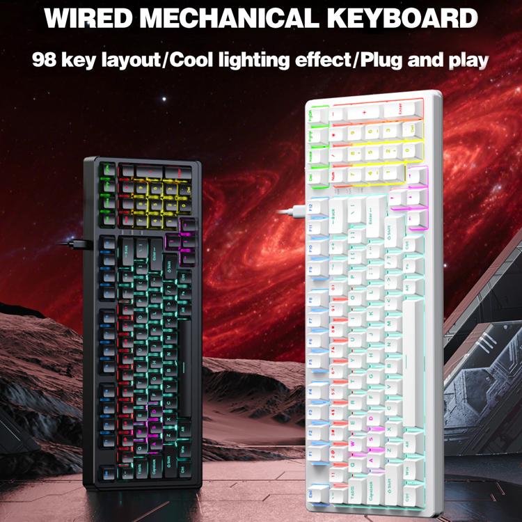 Tastiera meccanica cablata Lenovo GK10 RGB 98 tasti