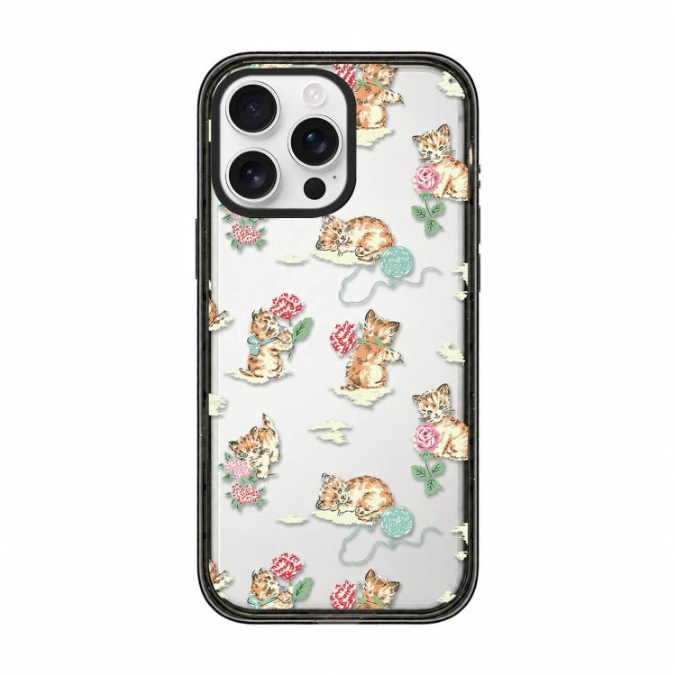 Custodia TPU trasparente con motivo animali per iPhone 14 Plus