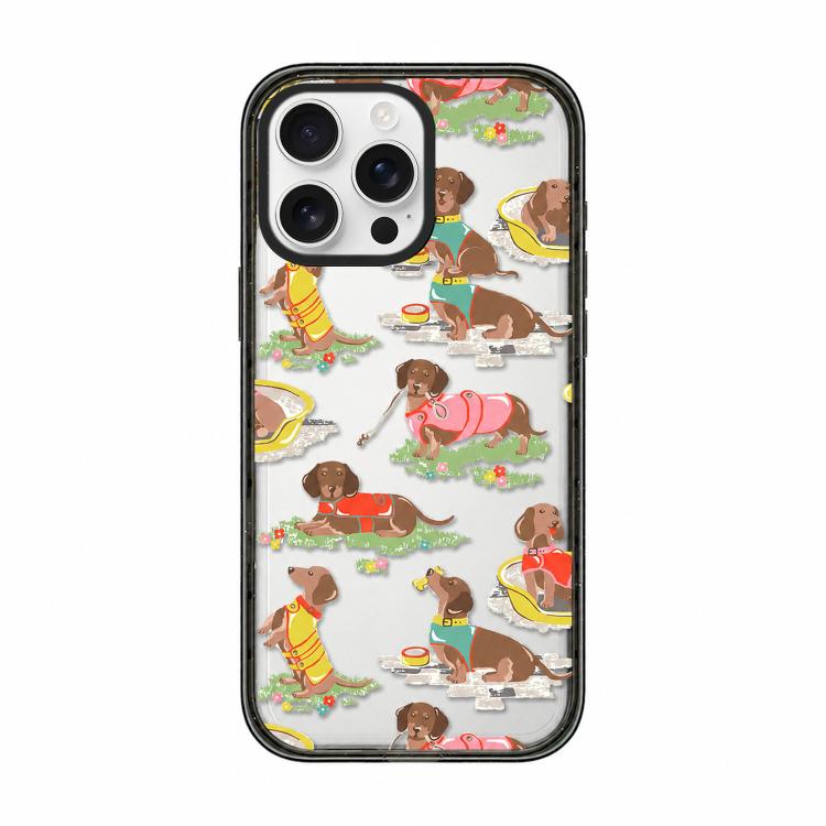Custodia TPU trasparente con motivo animali per iPhone 14 Plus