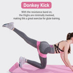 Fascia elastica yoga per allenamento glutei 76 cm