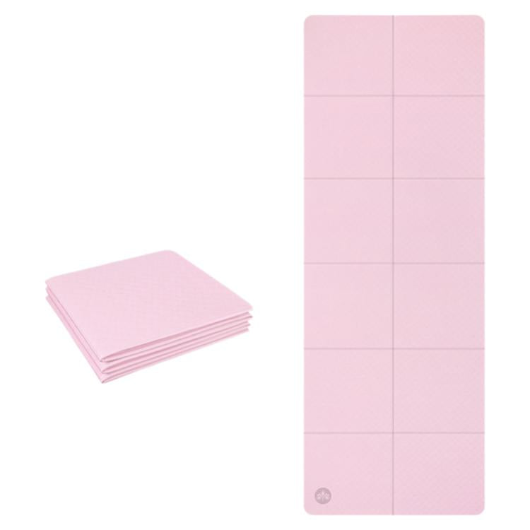 Tappetino yoga fitness pieghevole antiscivolo 4 mm