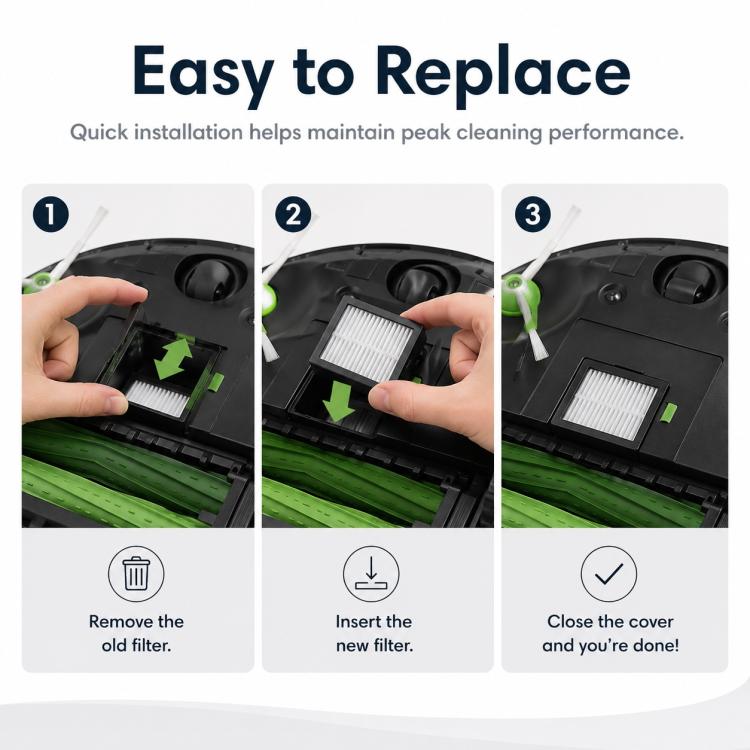 Ricambi aspirapolvere robot iRobot Roomba E5 E6 i7