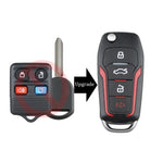 Chiave auto pieghevole 4 pulsanti 315MHz per Ford