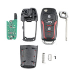 Chiave auto pieghevole 4 pulsanti 315MHz per Ford