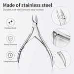 Tronchesino per cuticole in acciaio inox