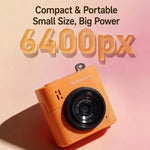Mini fotocamera digitale tascabile HD S5 6400PX con schermo LCD da 1,4 pollici.