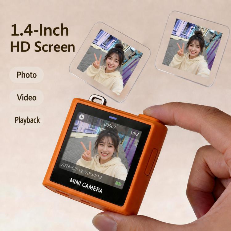 Mini fotocamera digitale tascabile HD S5 6400PX con schermo LCD da 1,4 pollici.
