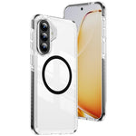 Custodia Crystal Shield trasparente magnetica in acrilico e TPU per Galaxy A57 e