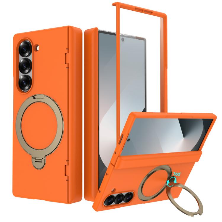 Custodia per telefono in PC con cerniera girevole a 360° per Galaxy Z Fold6
