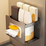Porta fazzoletti magnetico da parete in acciaio
