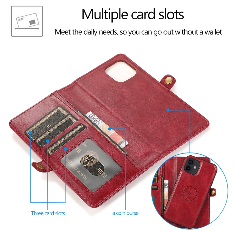 Custodia in pelle magnetica per iPhone 12 con supporto