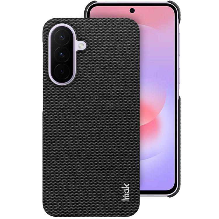 Custodia tessuto PU e PC per Galaxy A27 5G con protezione fotocamera