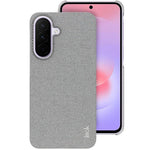 Custodia tessuto PU e PC per Galaxy A27 5G con protezione fotocamera