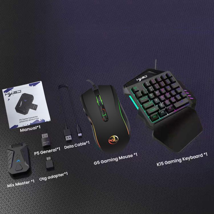 Adattatore tastiera e mouse gaming per PS5 HXSJ Master-P5
