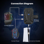 Adattatore tastiera e mouse gaming per PS5 HXSJ Master-P5