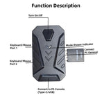 Adattatore tastiera e mouse gaming per PS5 HXSJ Master-P5