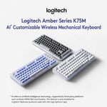 Tastiera meccanica wireless Logitech K75M Amber Series