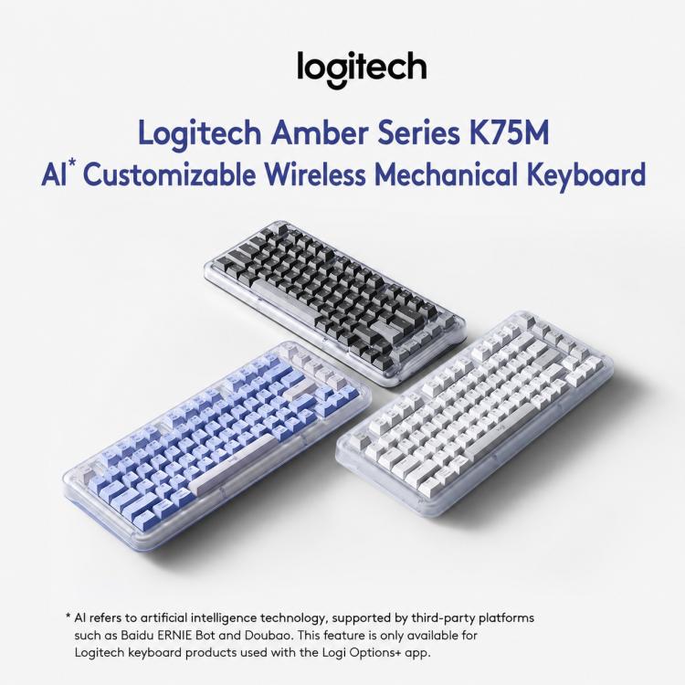 Tastiera meccanica wireless Logitech K75M Amber Series