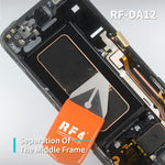 Set di lame multifunzione RF4 RF-DA12 per smontaggio e rilavorazione di telefoni cellulari, raschiatura e rifinitura., RF-DA12