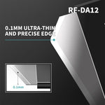 Set di lame multifunzione RF4 RF-DA12 per smontaggio e rilavorazione di telefoni cellulari, raschiatura e rifinitura., RF-DA12