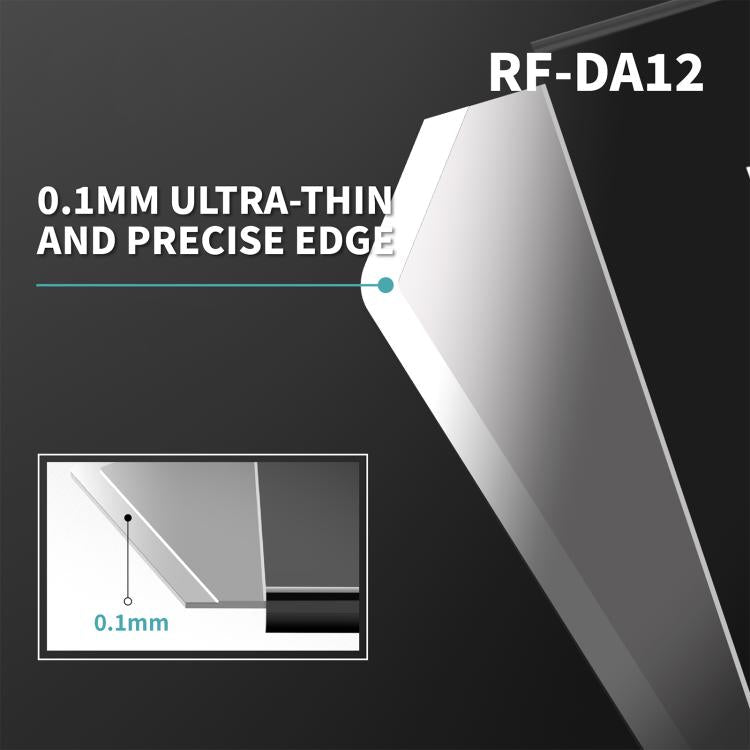 Set di lame multifunzione RF4 RF-DA12 per smontaggio e rilavorazione di telefoni cellulari, raschiatura e rifinitura., RF-DA12
