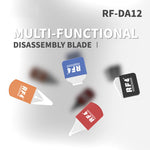 Set di lame multifunzione RF4 RF-DA12 per smontaggio e rilavorazione di telefoni cellulari, raschiatura e rifinitura., RF-DA12