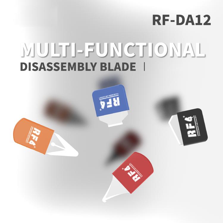 Set di lame multifunzione RF4 RF-DA12 per smontaggio e rilavorazione di telefoni cellulari, raschiatura e rifinitura., RF-DA12