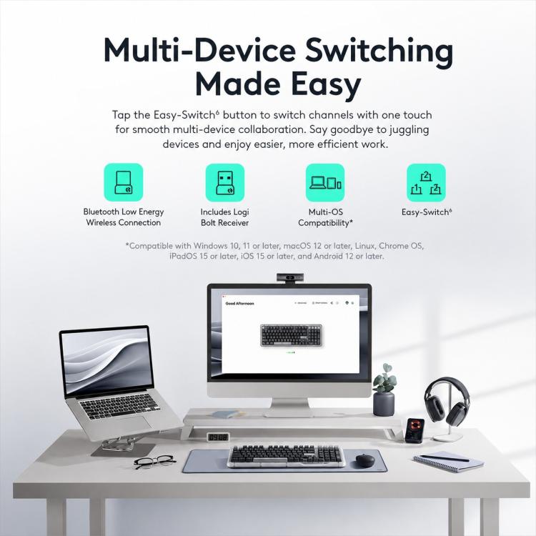 Tastiera meccanica wireless Logitech ALTO KEYS K98M Plus